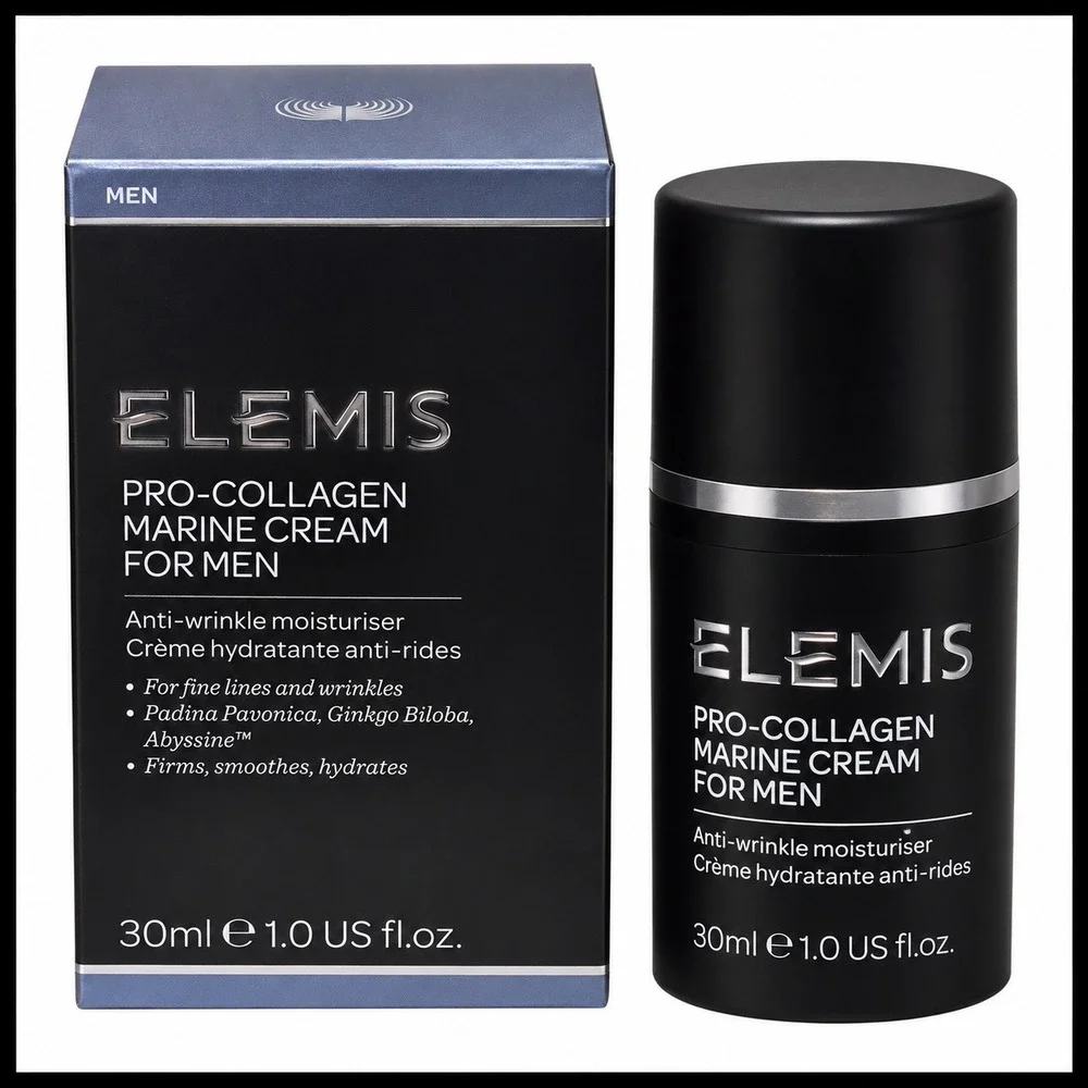 Elemis Pro-Collagen Marine Cream for Men 30ml 1.0oz Anti-Wrinkle Moisturiser NEW